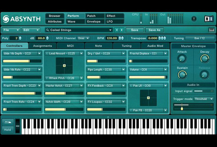 using absynth vst as an effect