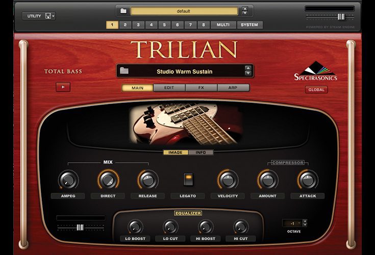 spectrasonics trilian bass virtual instrument