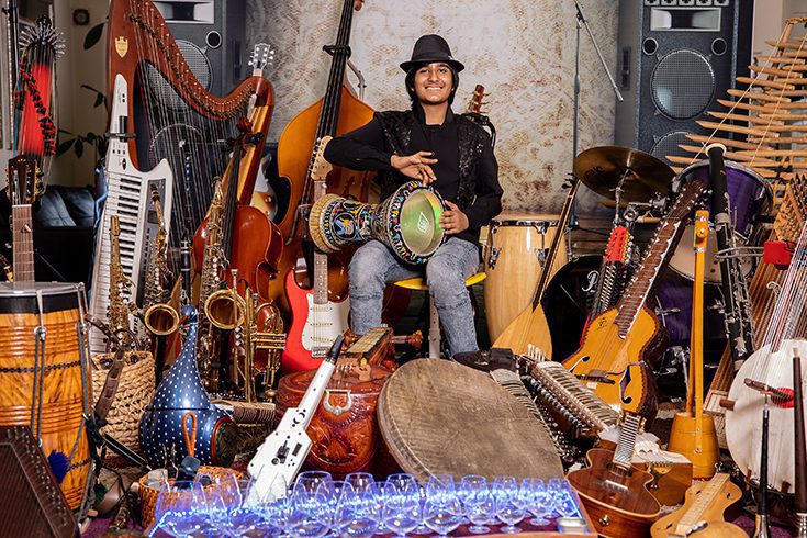 107 music instruments and counting; meet the world greatest instrumentalist- Neil Nayyar-2