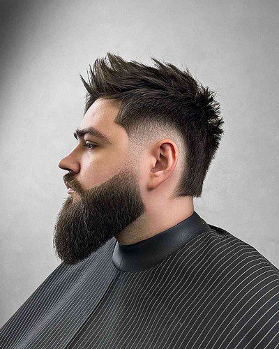 Burst Fade Haircuts For Men-43