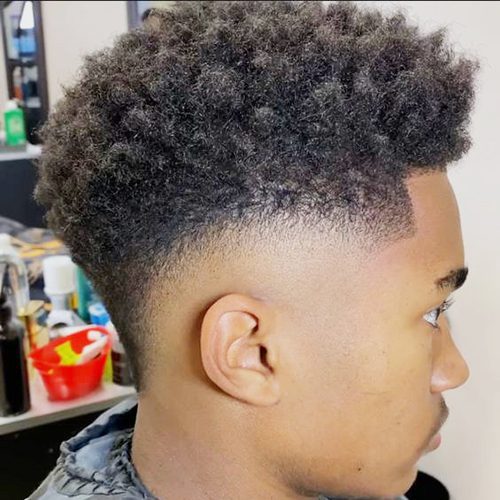High Taper Fade Haircuts For Black Men-1