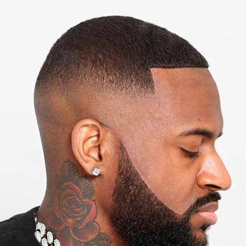 Mid Taper Fade Haircuts For Black Men-1