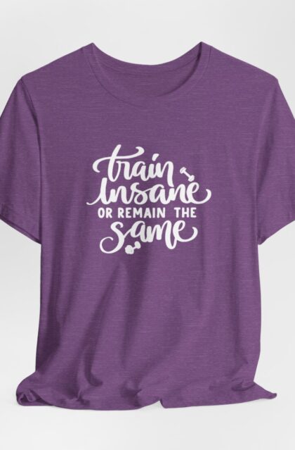 'Train Insane or Remain the Same' T-shirt