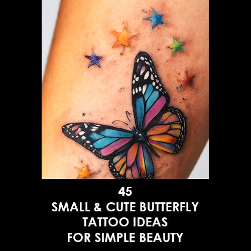 45 Small Butterfly Tattoo Ideas For Simple Beauty