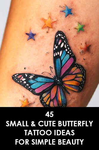 Small Butterfly Tattoo Ideas For Simple Beauty-2